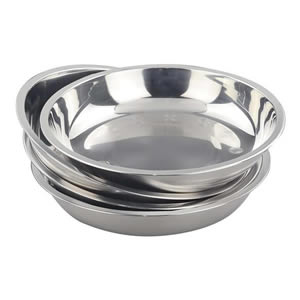 Round Stainless Steel Plate Dish