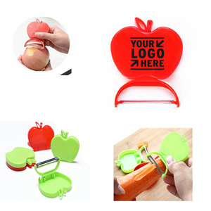 Apple Shaped Folding Plastic Peeler